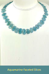 Aquamarine -Faceted Slices (SOLD)