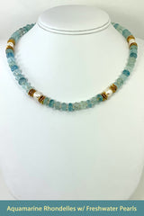 Aquamarine Rhondelles